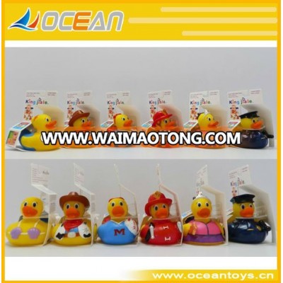 hot sell lovely temperature testing rubber bath duck OC0142740