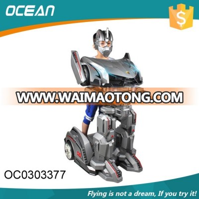 Most popular rc kids electric ride on car with robot shape